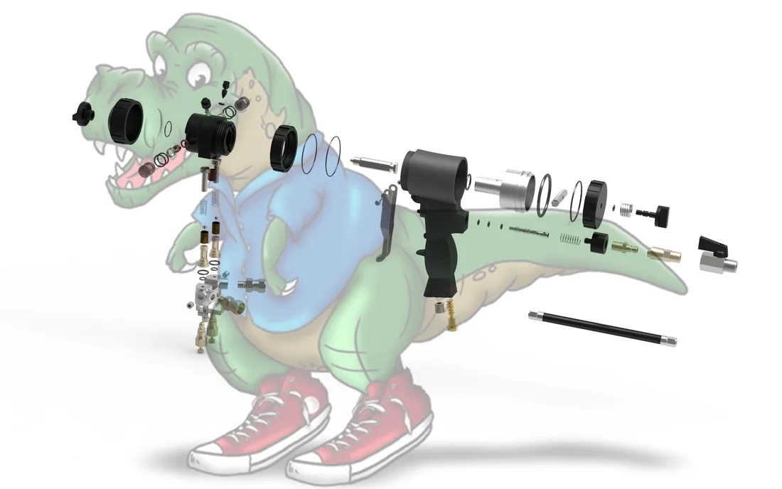 AP gun parts, angle 9 of 12